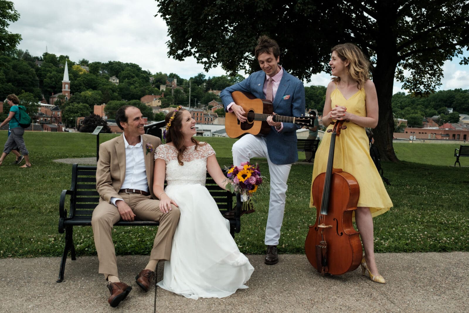 Sabrina &amp; Bill's lively Galena Wedding